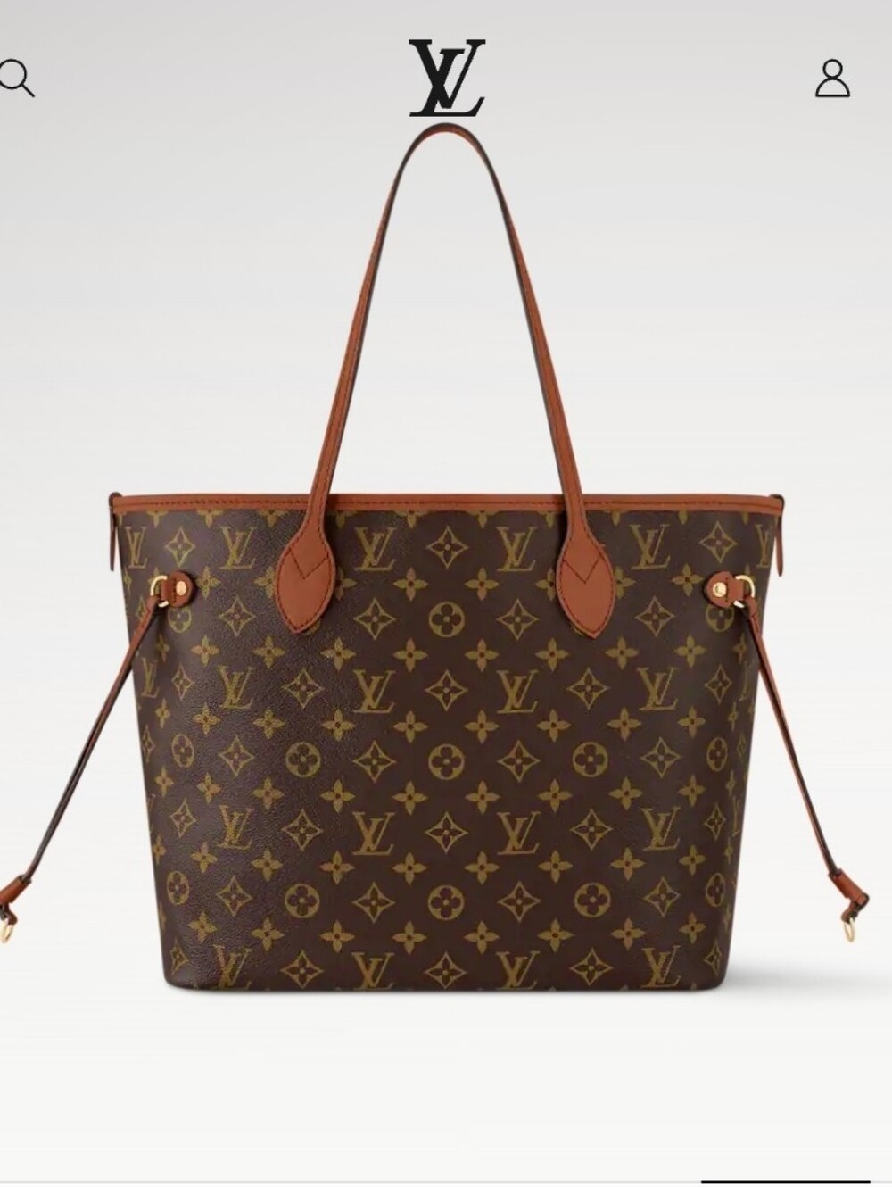 Designer Inspired Monogram Canvas Tote - Picture 2 of 14